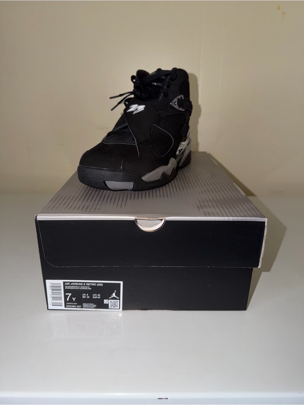 Nike Black and Gray Men's High-Top Basketball Sneakers